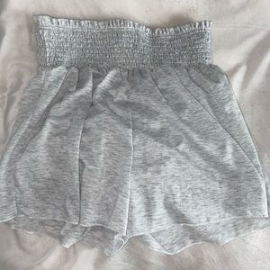 Shein smocked waist shorts